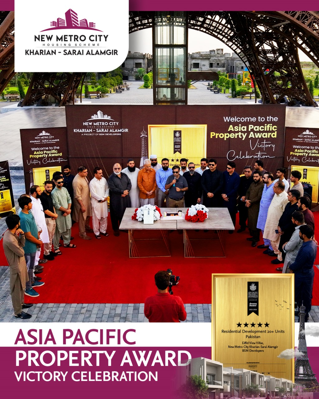 iamge 4: Victory at the Asia Pacific Property Awards for New Metro City Kharian – Sarai Alamgir